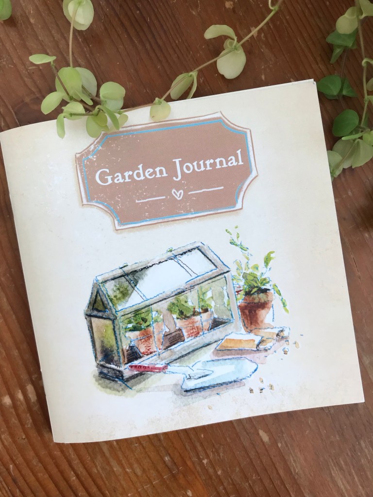 Pocket garden journal with a vintage feel
