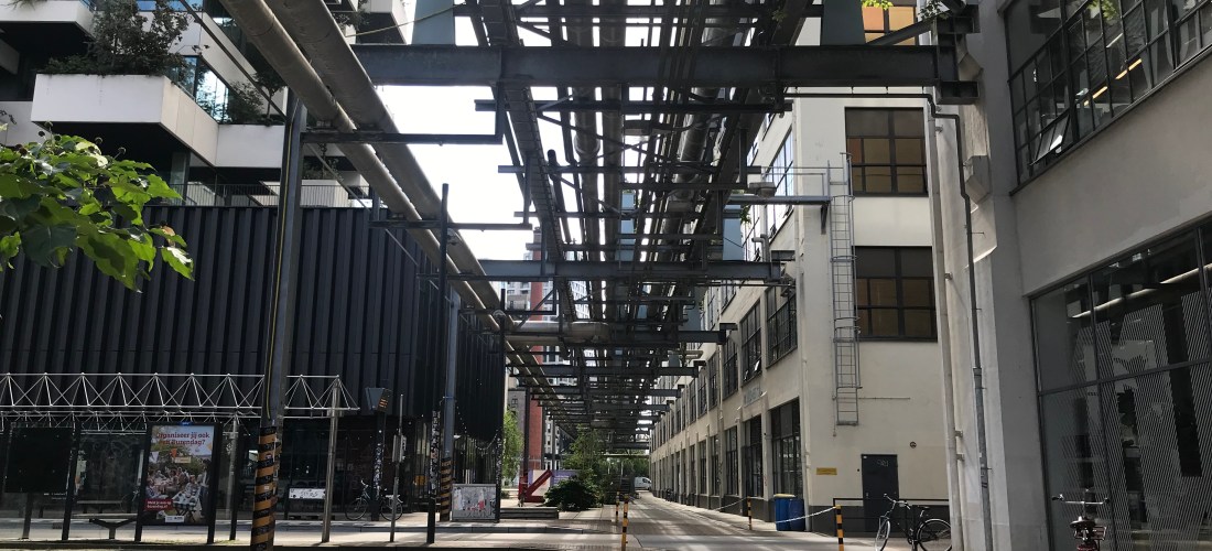 Industrial beams for creative studio at Strijp S