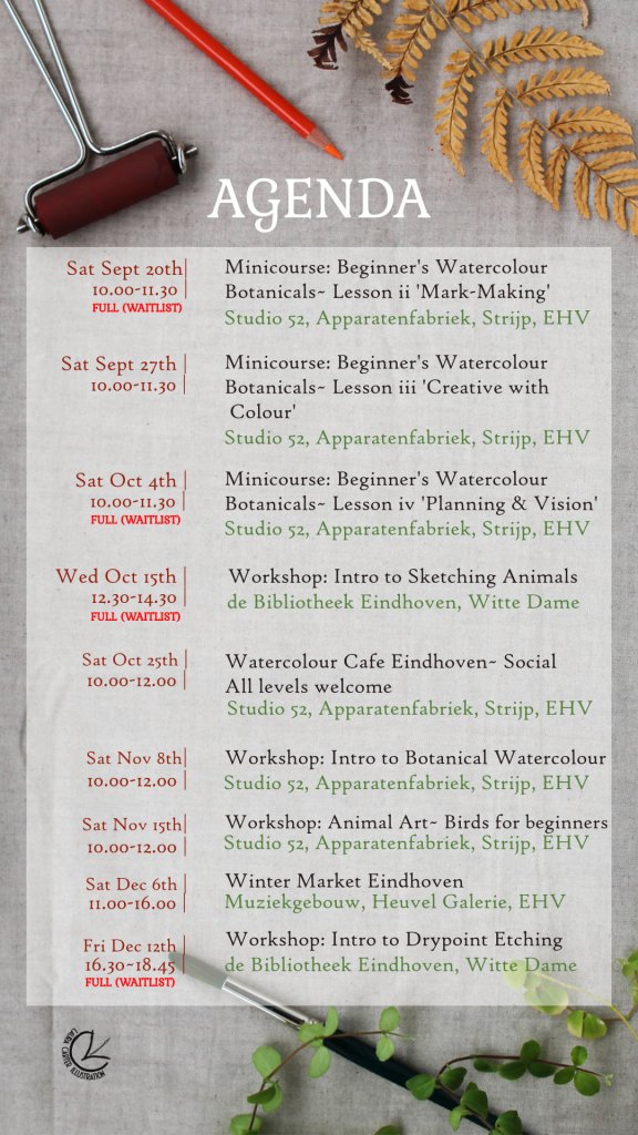 creative workshops eindhoven dates list